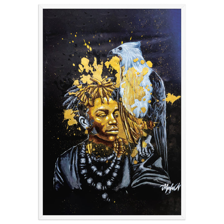 Poster - Royal Spirit (the Crown Prince), Nokuthula M Mpofu Weiß / 61×91 cm artlia