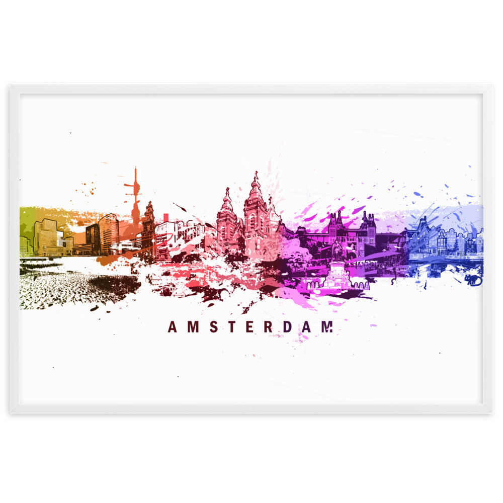 Poster - Skyline Amsterdam artlia