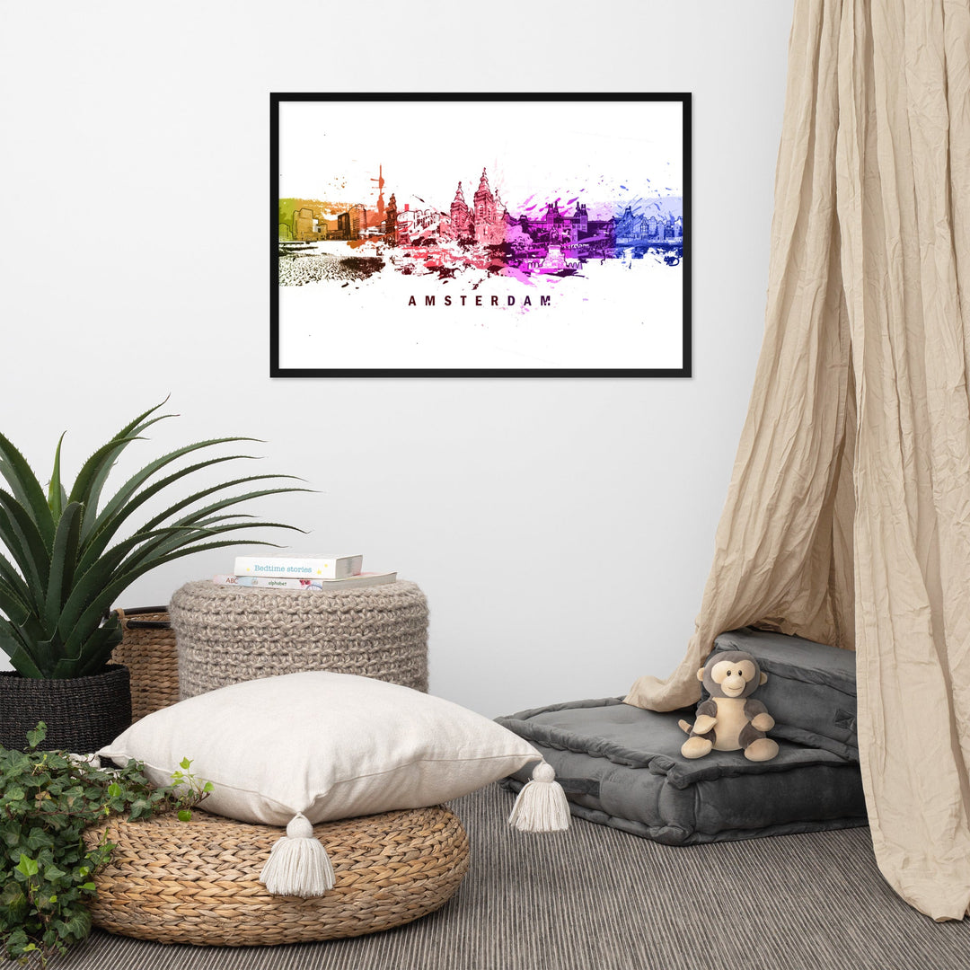 Poster - Skyline Amsterdam artlia