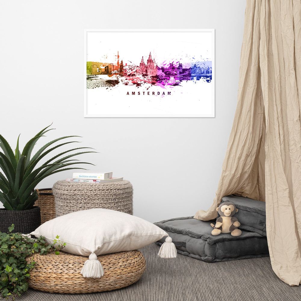 Poster - Skyline Amsterdam artlia