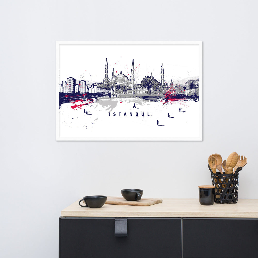 Poster - Skyline Istanbul artlia