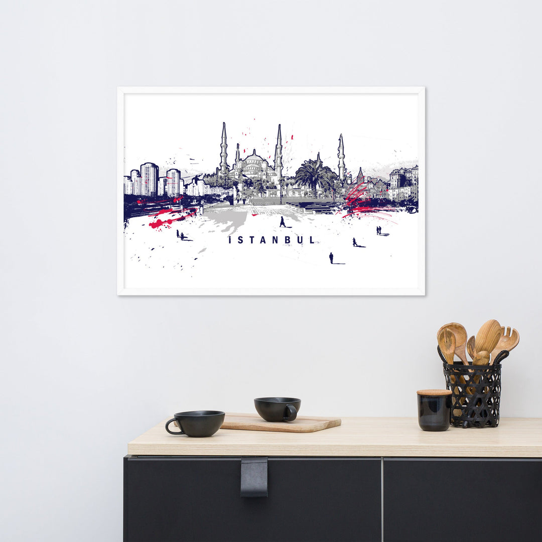 Poster - Skyline Istanbul artlia