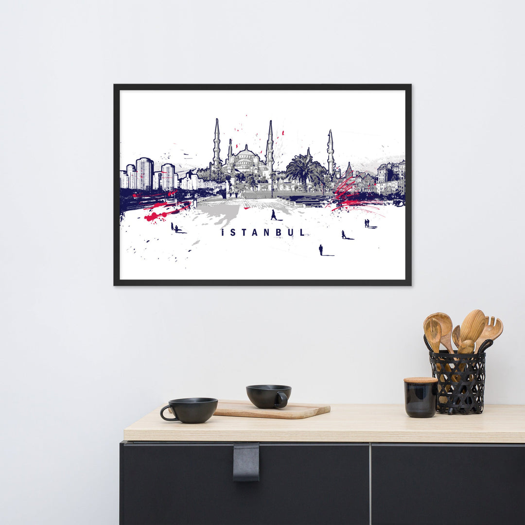 Poster - Skyline Istanbul artlia
