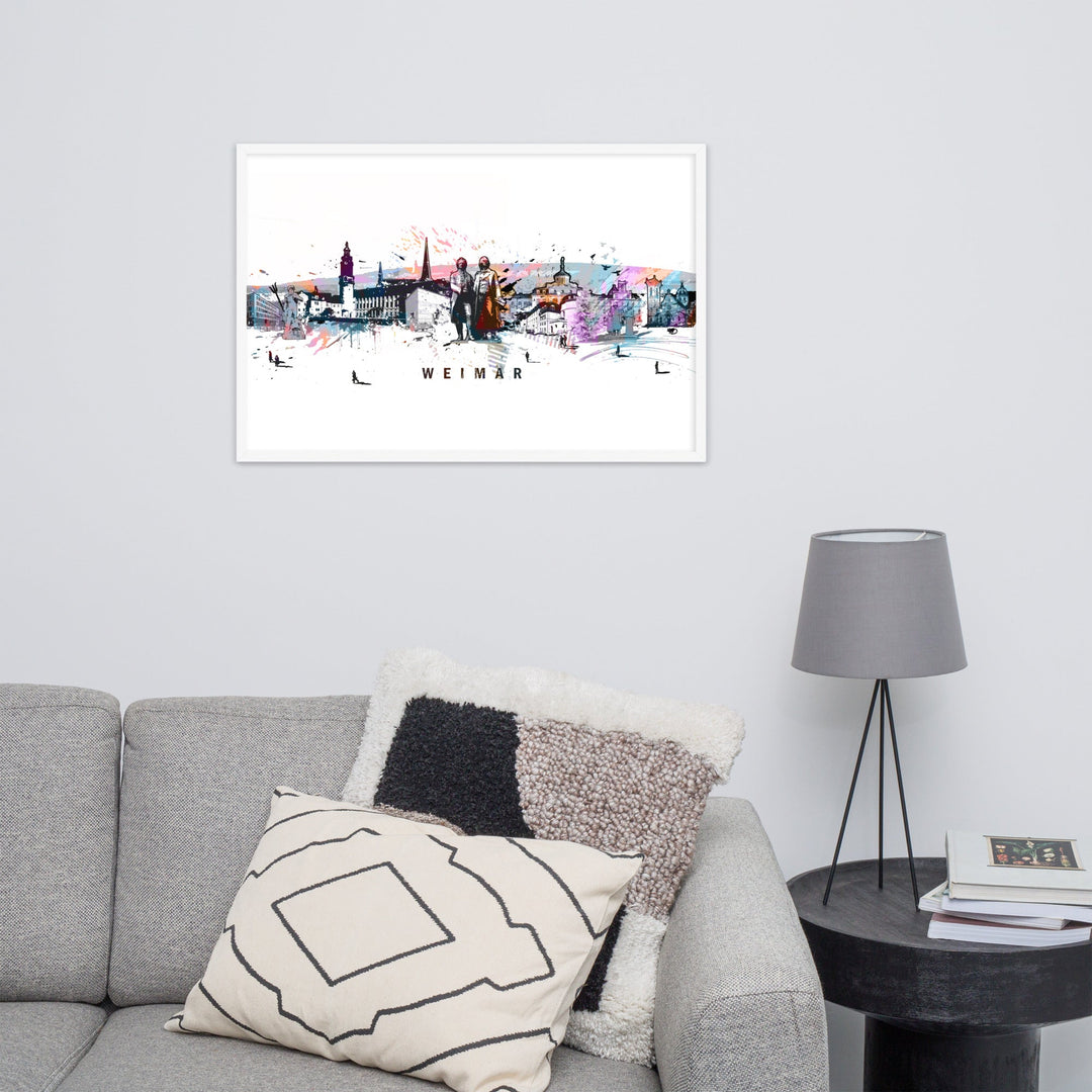Poster - Skyline Weimar artlia