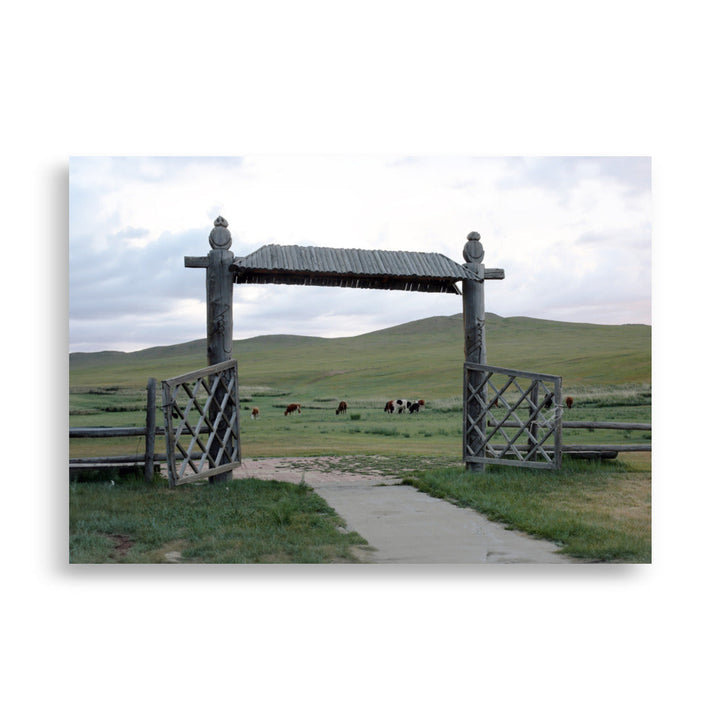 Poster - The gateway to the steppes of Mongolia 21×30 cm artlia