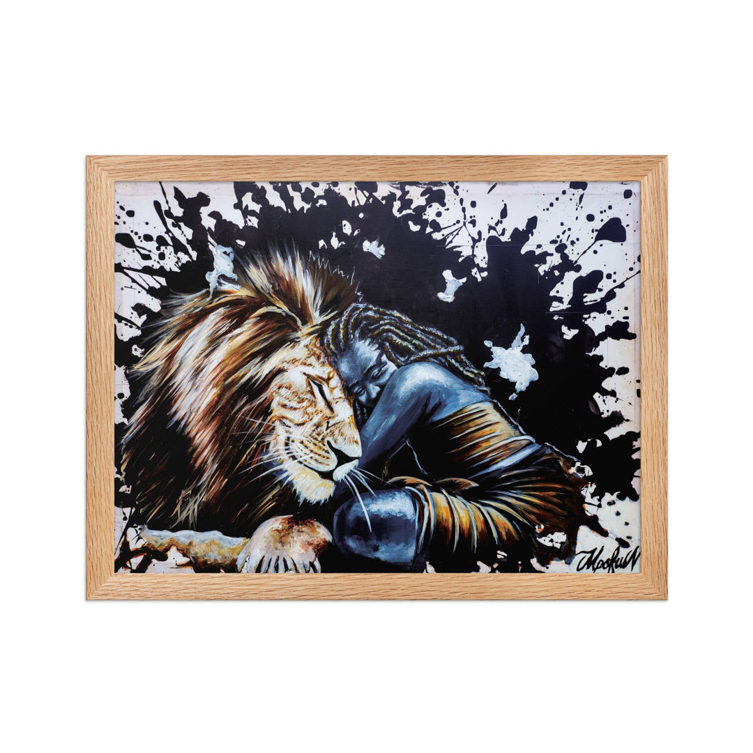 Poster - The Lioness, Nokuthula M Mpofu Oak / 30×40 cm artlia