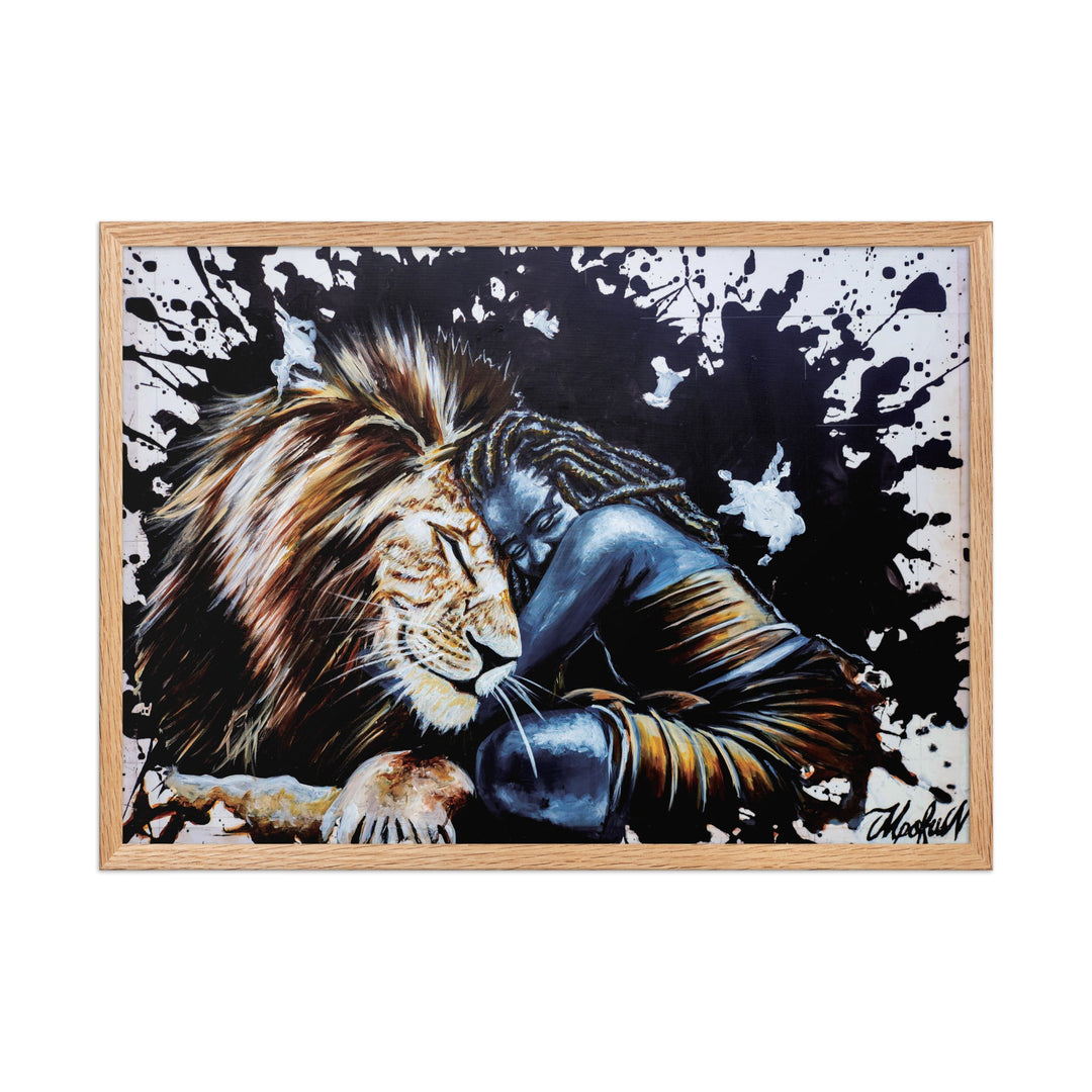 Poster - The Lioness, Nokuthula M Mpofu Oak / 50×70 cm artlia