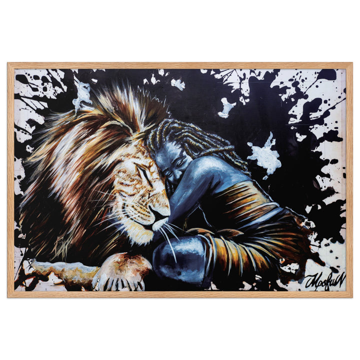 Poster - The Lioness, Nokuthula M Mpofu Oak / 61×91 cm artlia