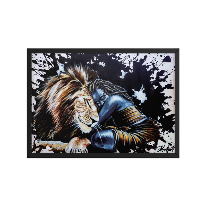 Poster - The Lioness, Nokuthula M Mpofu Schwarz / A1 (59.4×84.1 cm) artlia