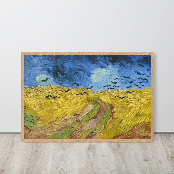 Poster - Van Gogh, Weizenfeld mit Krähen artlia