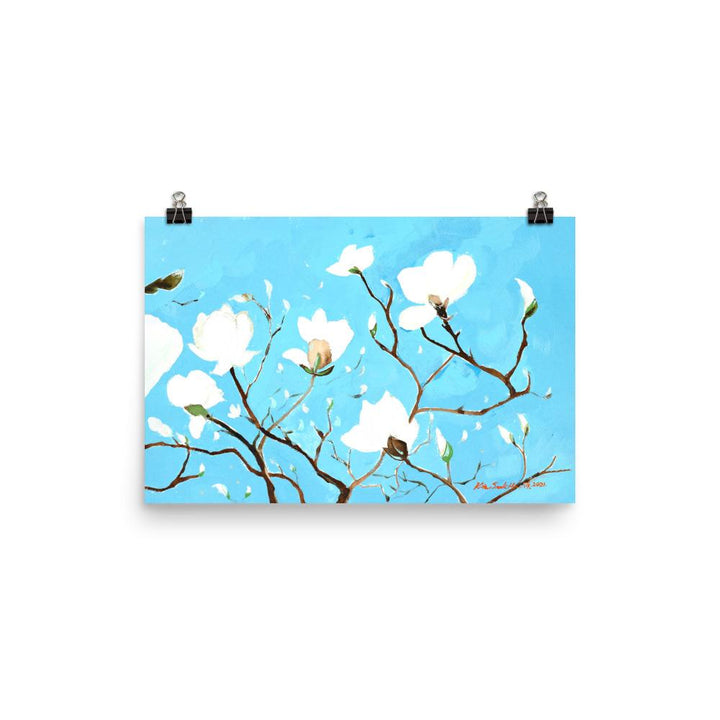 A Thousand, Shiny Magnolia - Poster 30x45 cm artlia