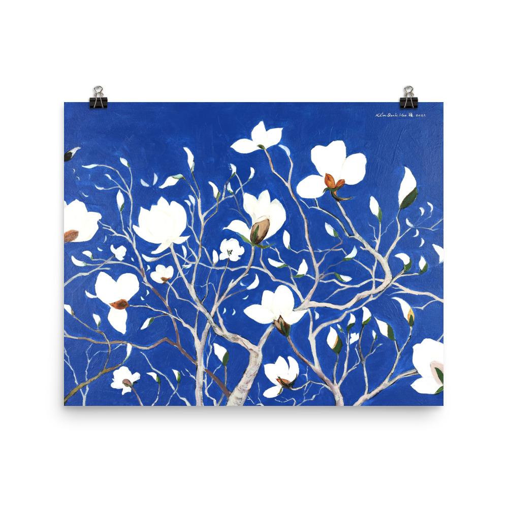 A Thousand, Splendid Magnolia - Poster 20x25 cm artlia