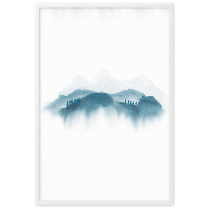 blaue Berge - Poster artlia