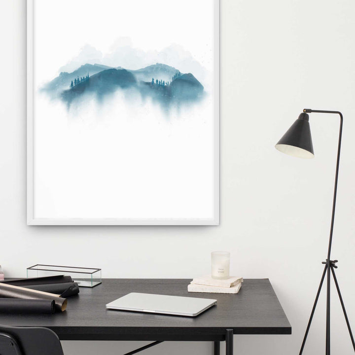 blaue Berge - Poster artlia