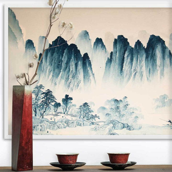 Die Berge Asiens - Poster artlia