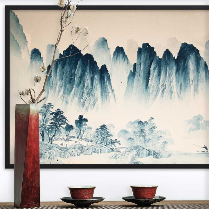 Die Berge Asiens - Poster artlia