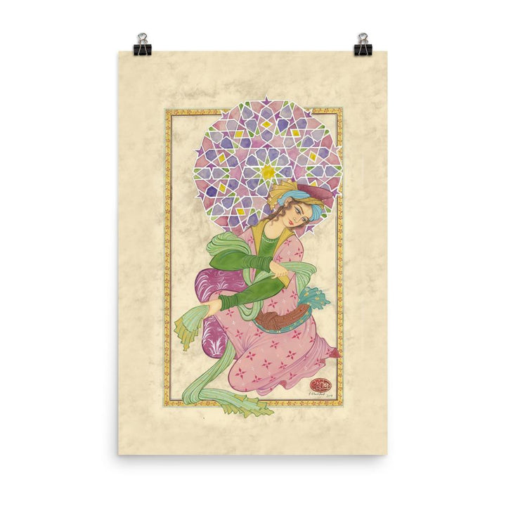 Die persische Dame - Poster 30x45 cm artlia