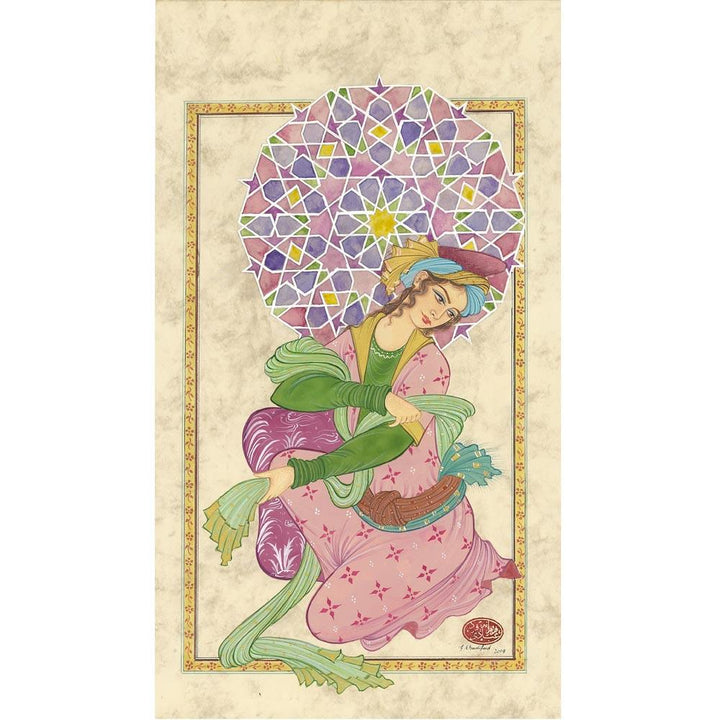 Die Persische Dame - Kunstwerk artlia