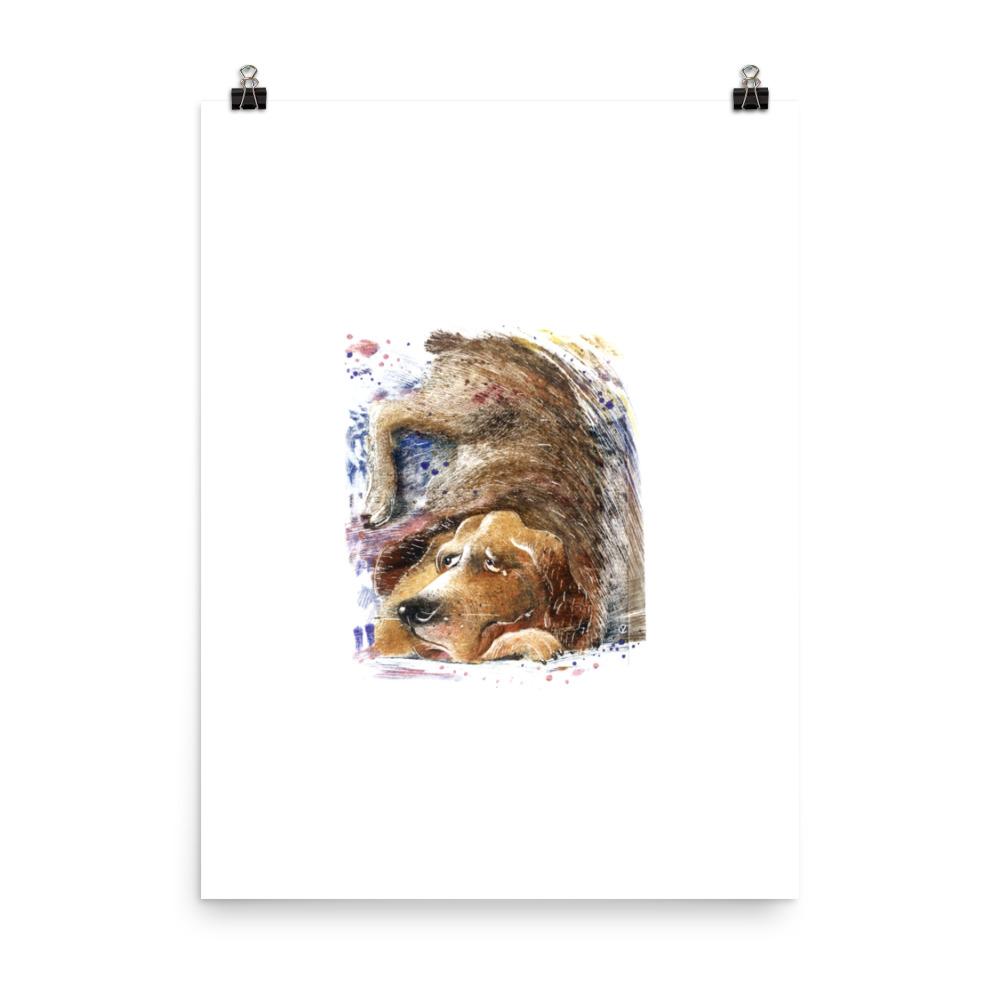 Dom Hund - Poster 30x41 cm artlia
