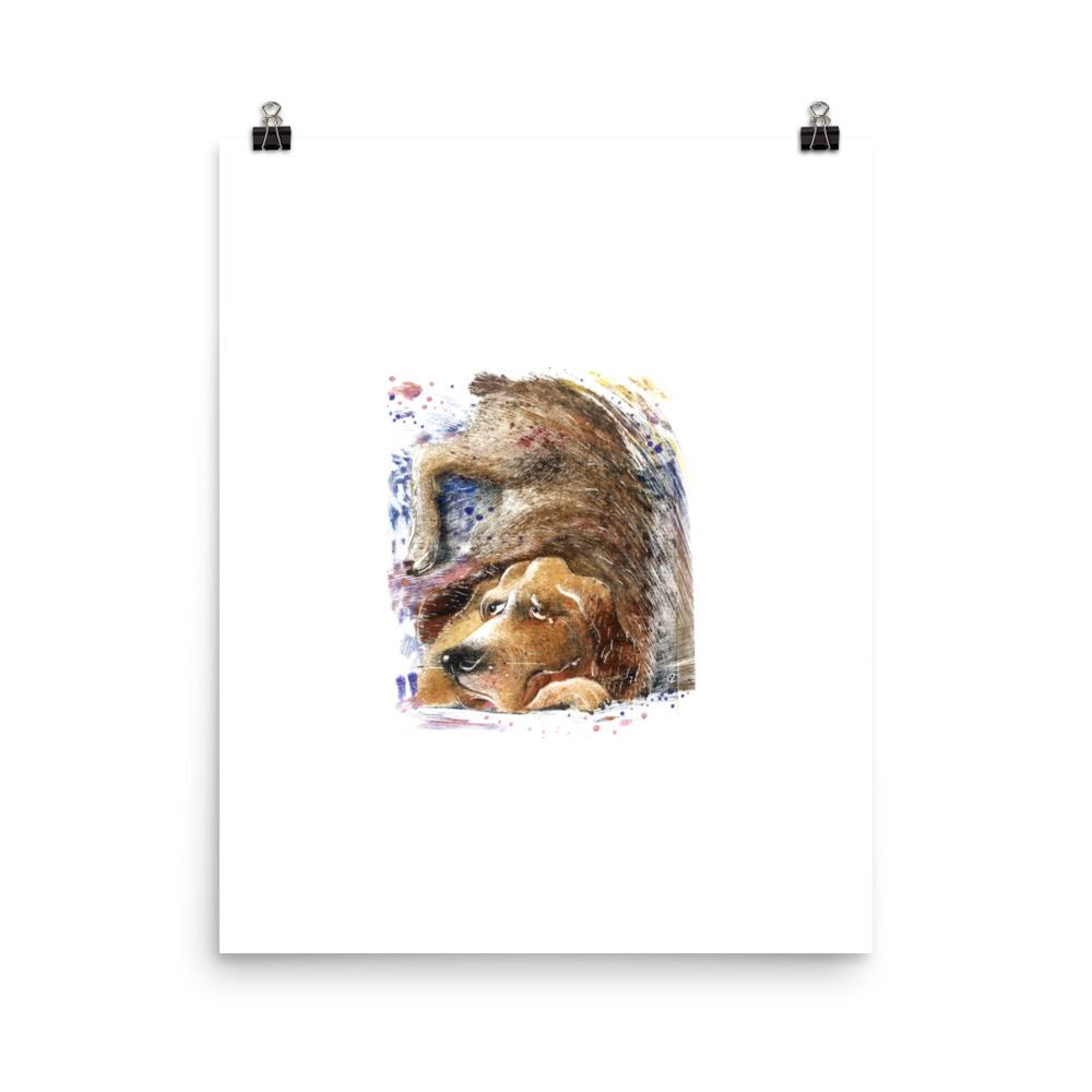 Dom Hund - Poster 20x25 cm artlia