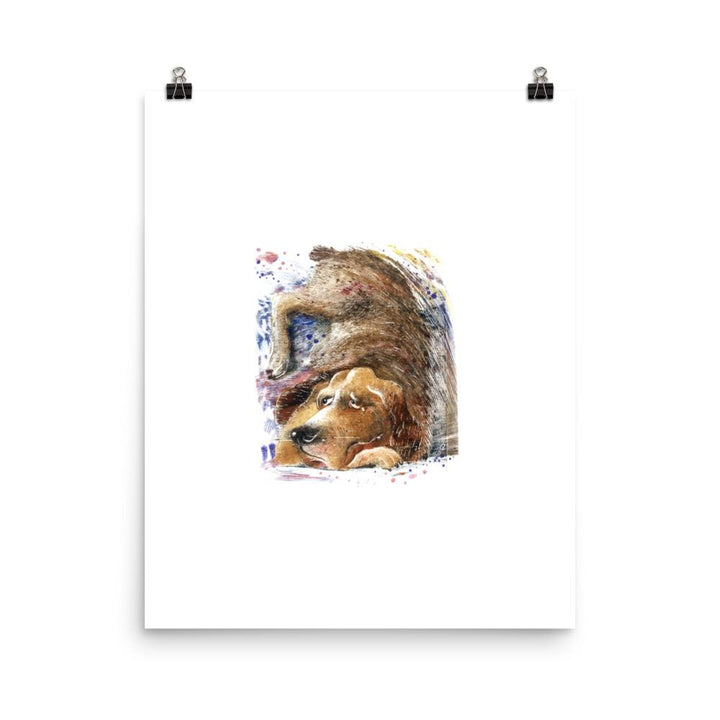Dom Hund - Poster 20x25 cm artlia