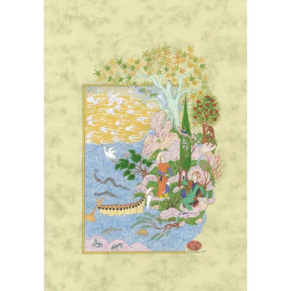 Eine Persische Liebesgeschichte - Kunstwerk artlia