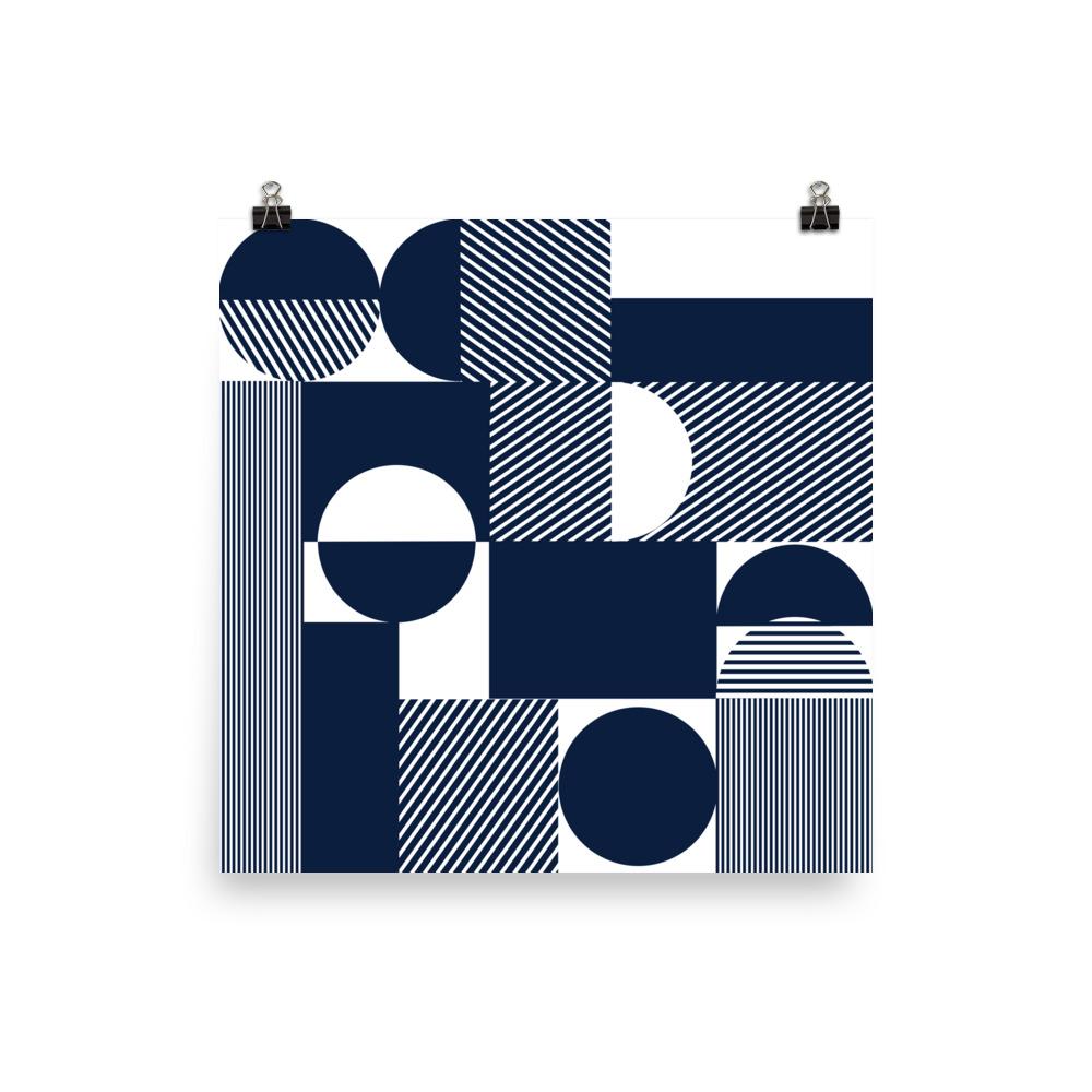 Geometric 48 - Poster 25x25 cm artlia