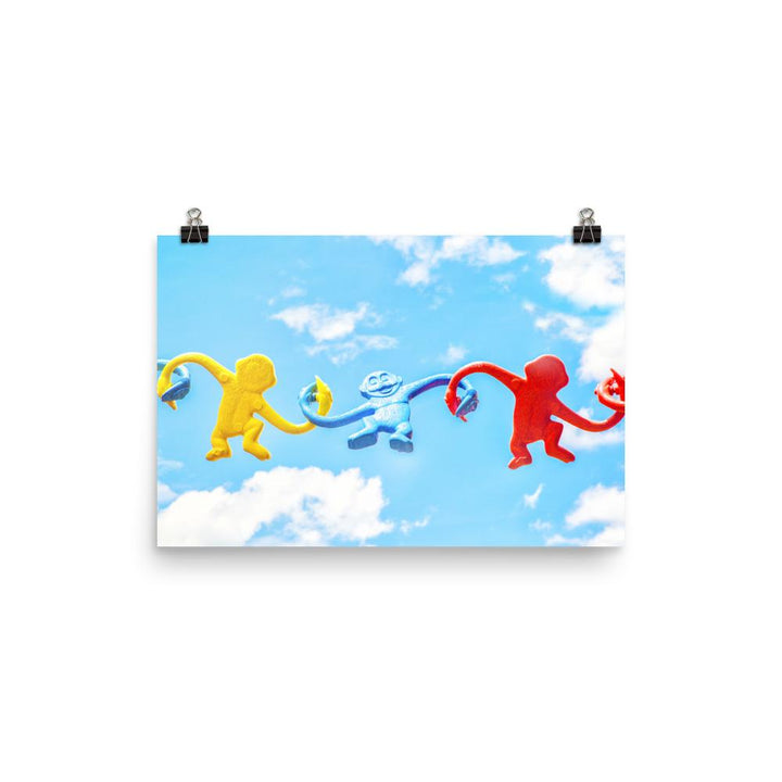 Himmlisches Teamwork - Poster 30x45 cm artlia