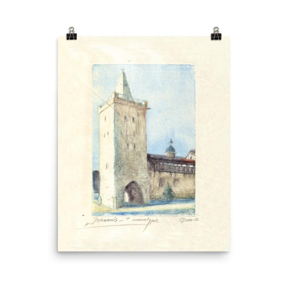 Jena Johannistor - Poster 20x25 cm artlia