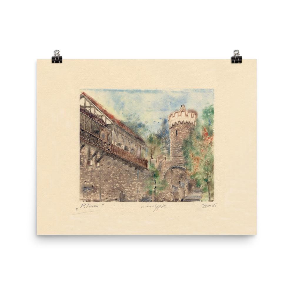 Jena Pulverturm - Poster 41x51 cm artlia