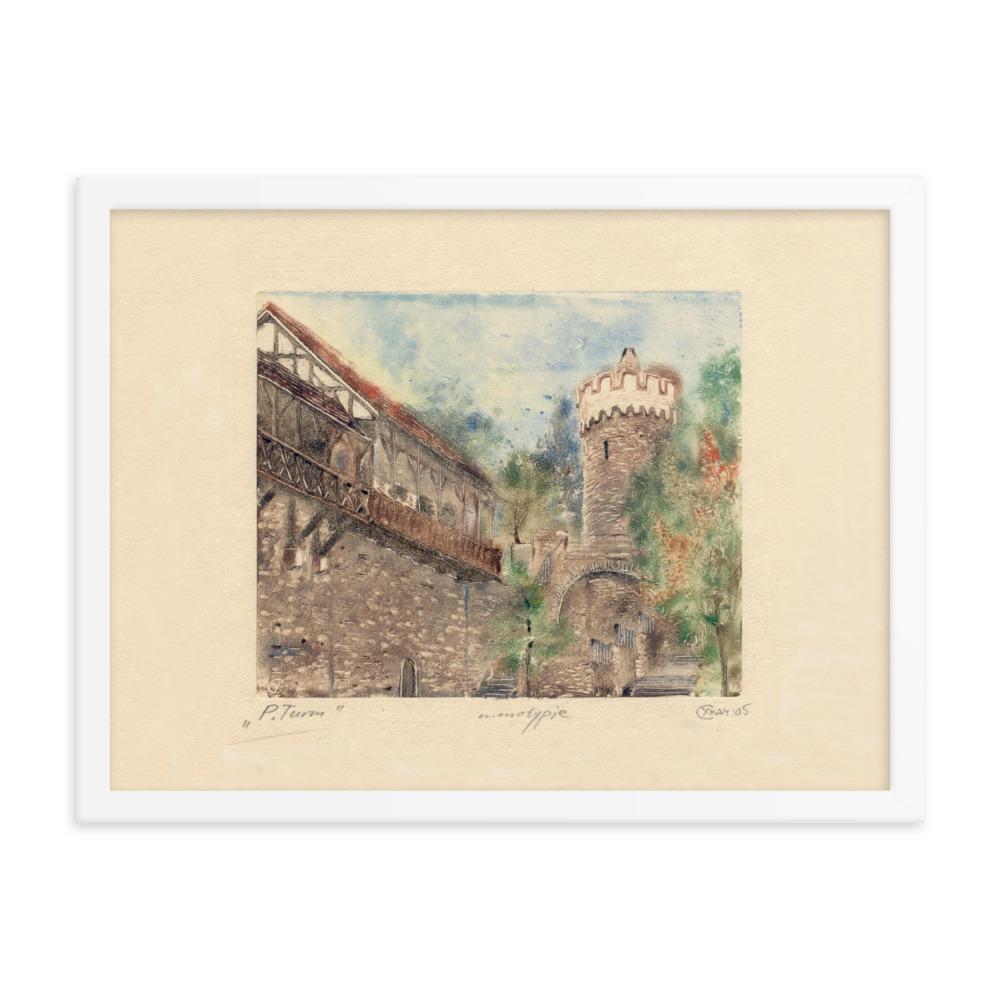 Jena Pulverturm - Poster artlia