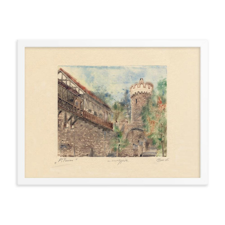 Jena Pulverturm - Poster artlia