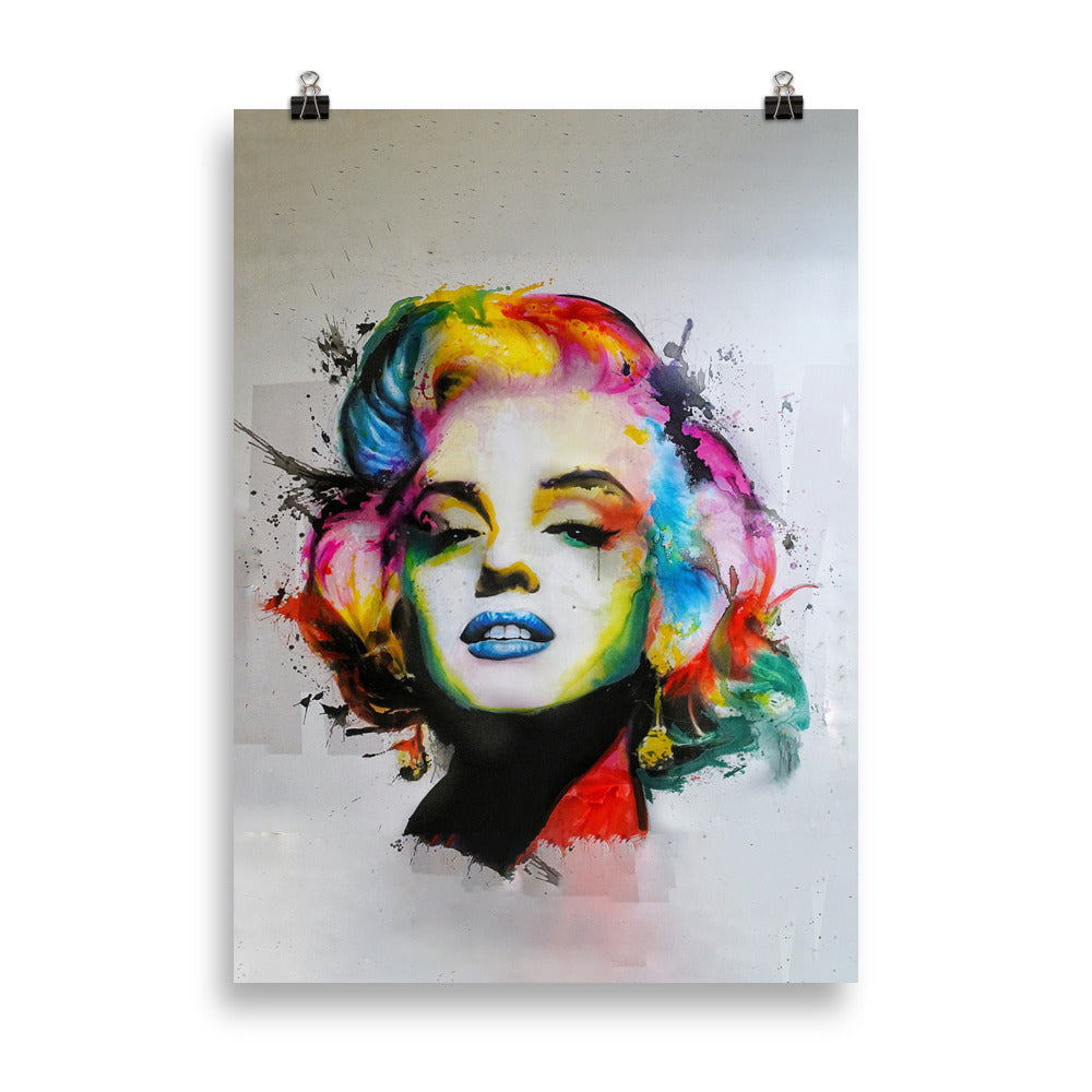 Poster - Marilyn Monroe Pop Art 21×30 cm artlia