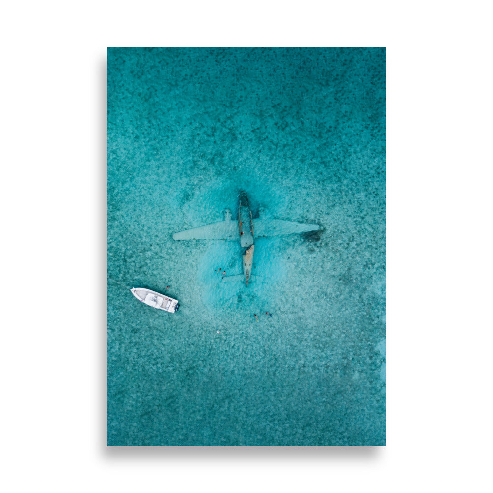 Poster - Sunken Plane 70×100 cm artlia