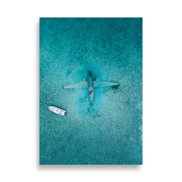 Poster - Sunken Plane 70×100 cm artlia