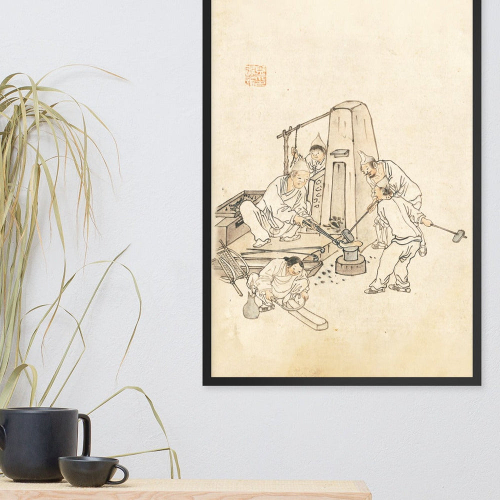 Schmiede, Kim Hong-do - Poster artlia