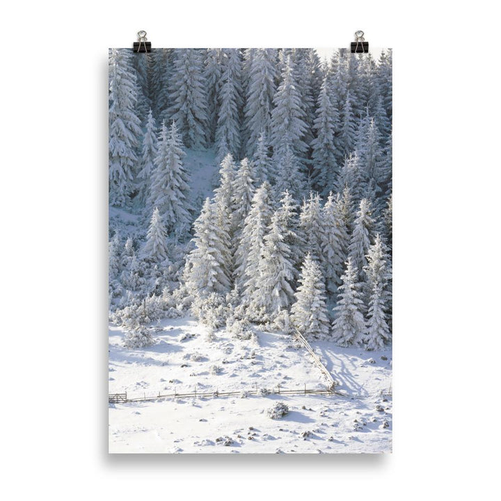 Snow Landscape 3 - Poster 21×30 cm artlia
