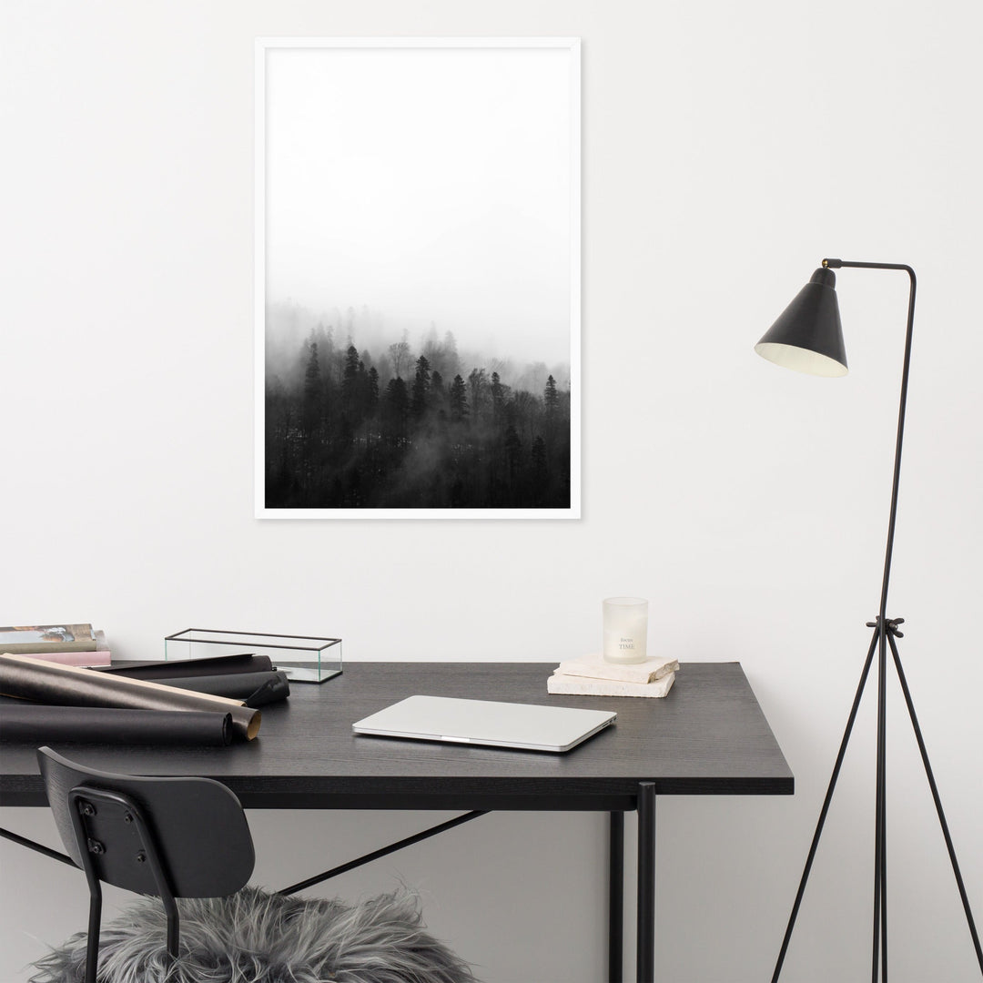 Poster - Wald im Nebel artlia