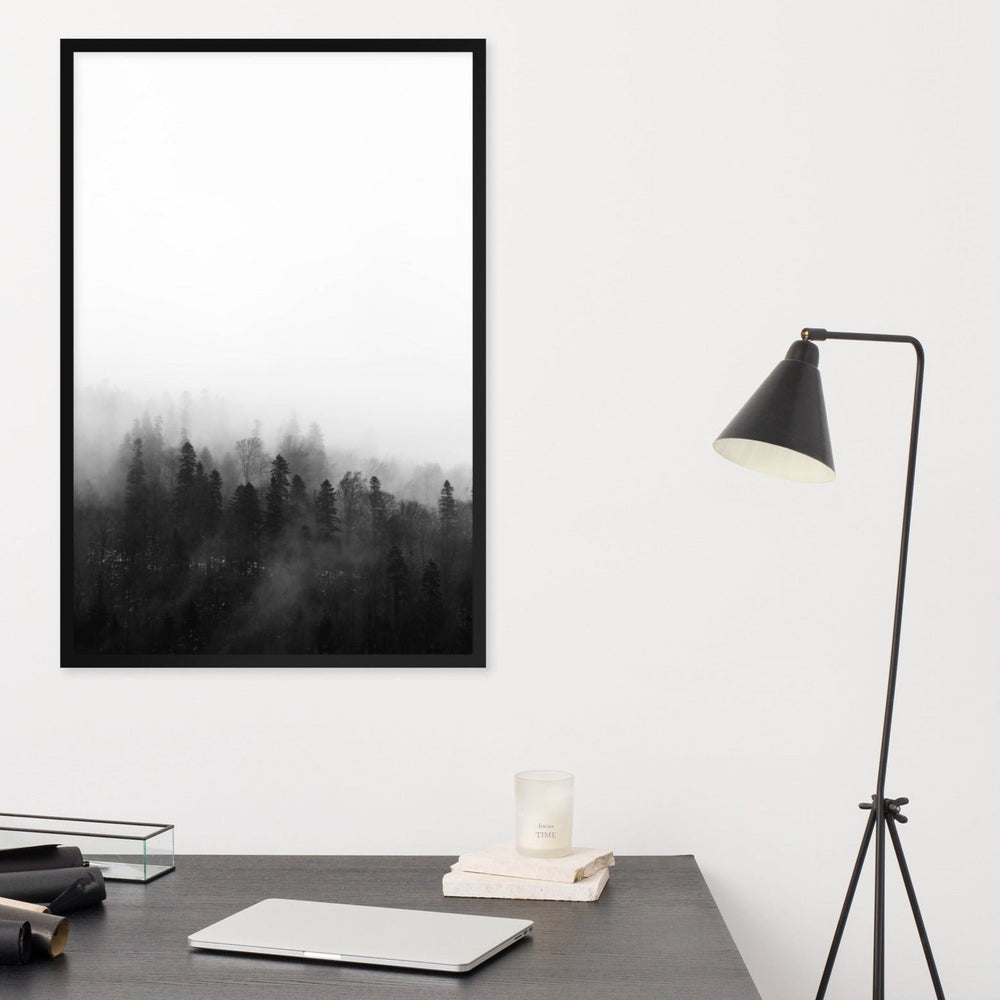 Poster - Wald im Nebel artlia