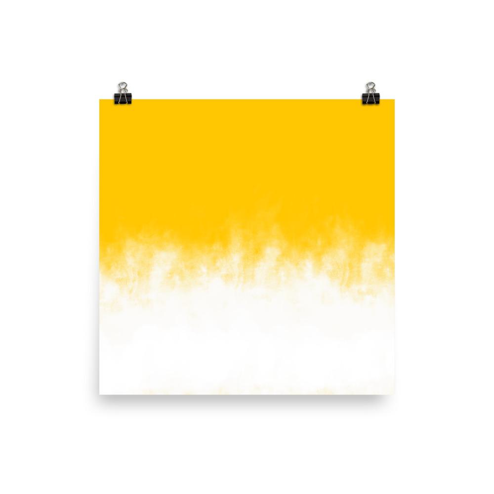 Poster - Yellow Gradient 25x25 cm artlia