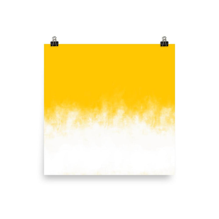 Poster - Yellow Gradient 25x25 cm artlia