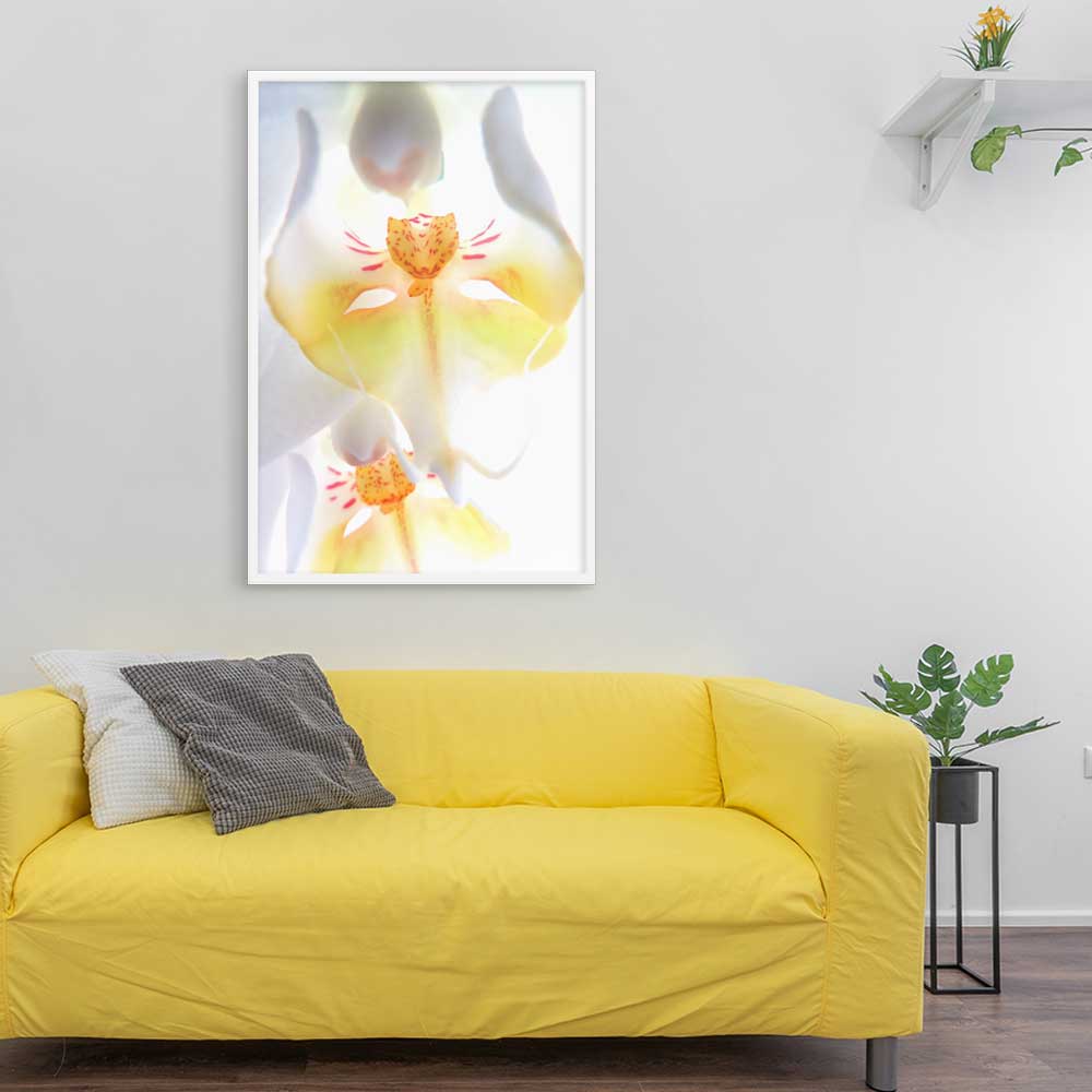 Poster - Yellow Orchid artlia
