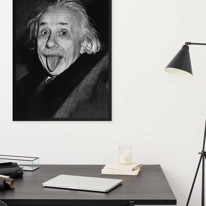 Poster - Albert Einstein Tongue