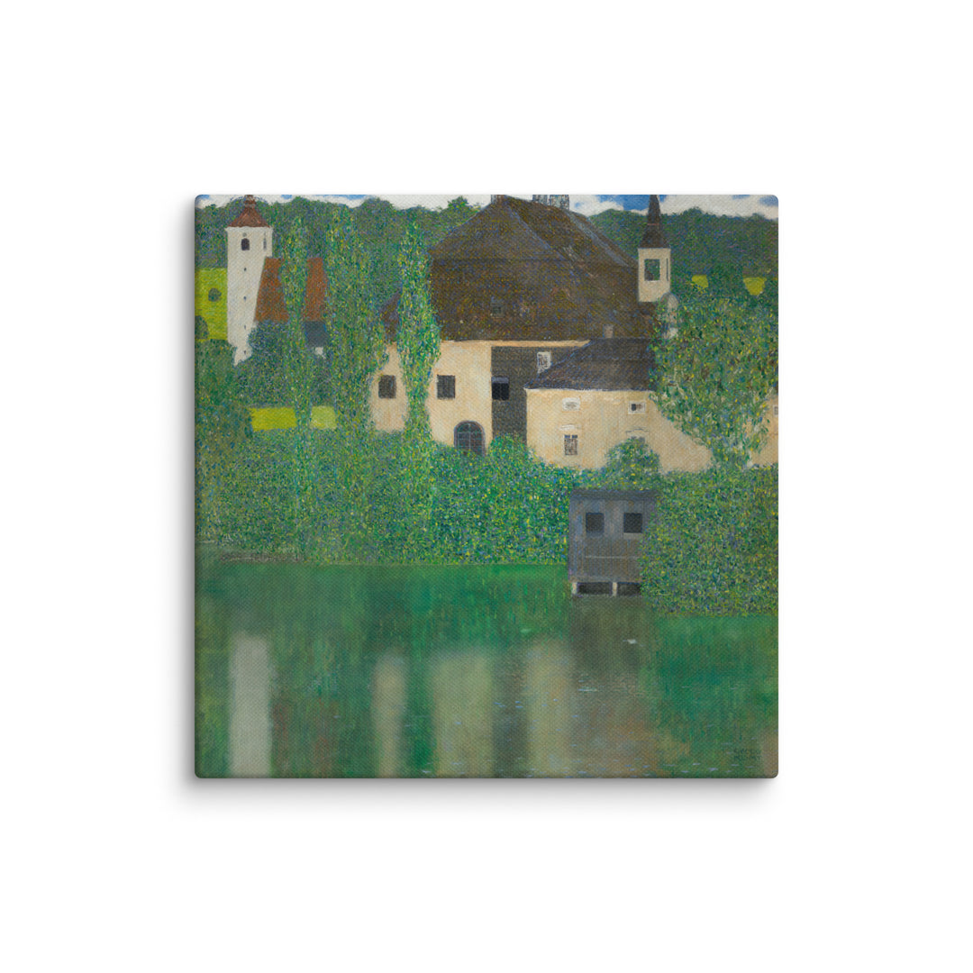Leinwand - Gustav Klimt, Wasserschloss Kammer am Attersee