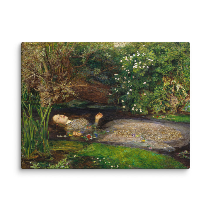 Canvas - John Everett Millais, Ophelia