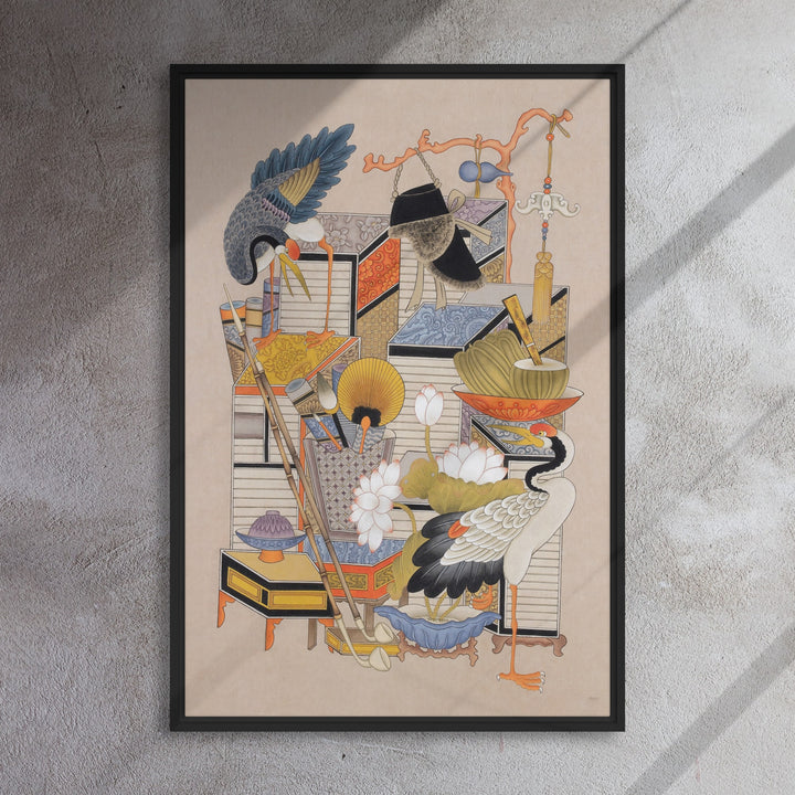 canvas-korean-sehnsucht-nach-wissen-mit-kranich-longing-for-knowledge-with-crane-seungmin-yoon_1_-min