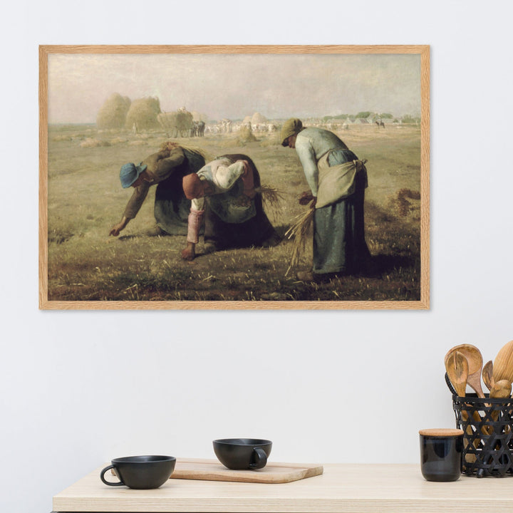 Poster - Jean-François Millet, The Gleaners