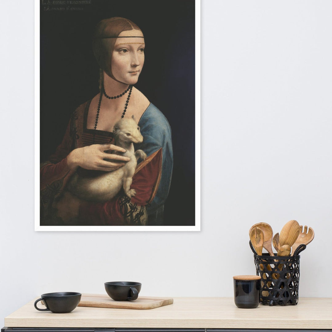 Poster - Leonardo da Vinci, Dame mit dem Hermelin