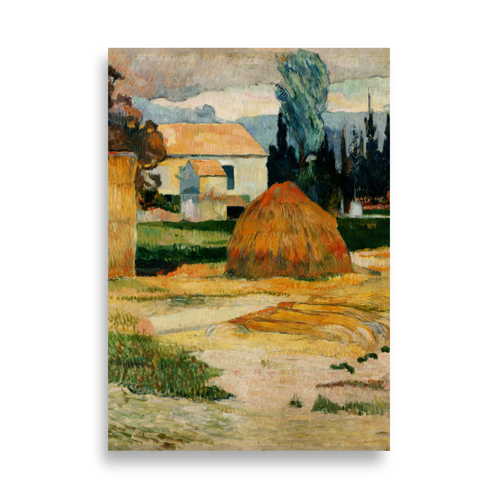 Affiche - Paul Gauguin, Paysage près d'Arles