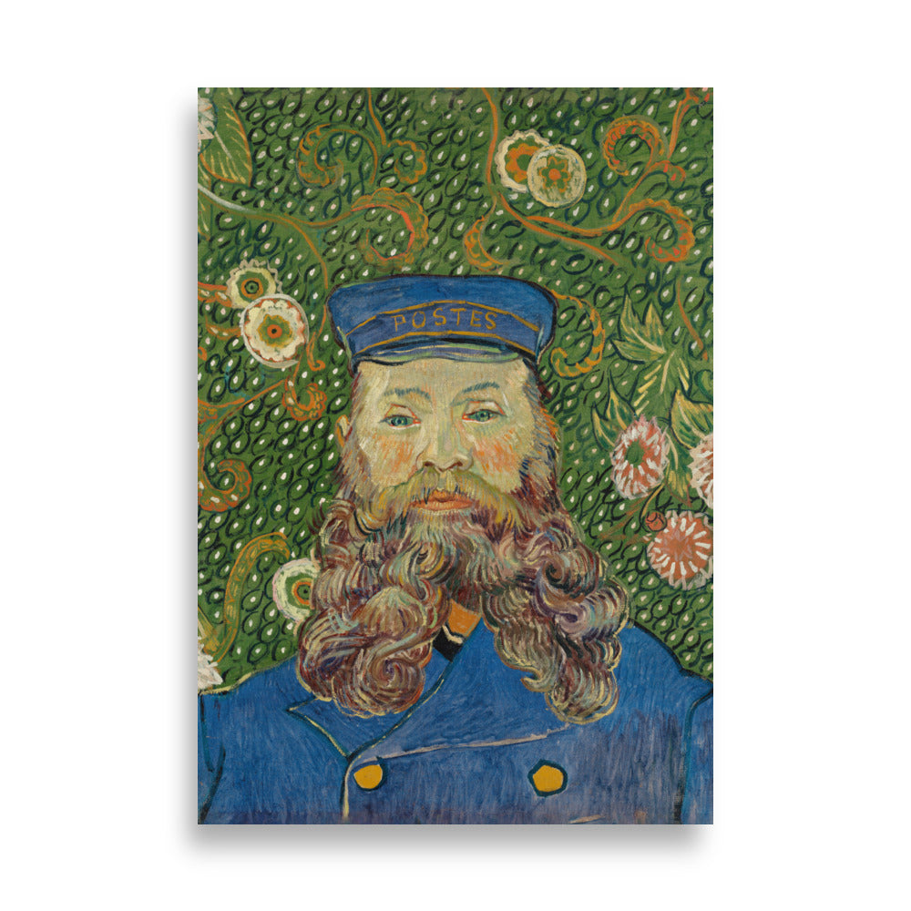 Poster - Van Gogh, Der Postbote, Porträt von Joseph Roulin